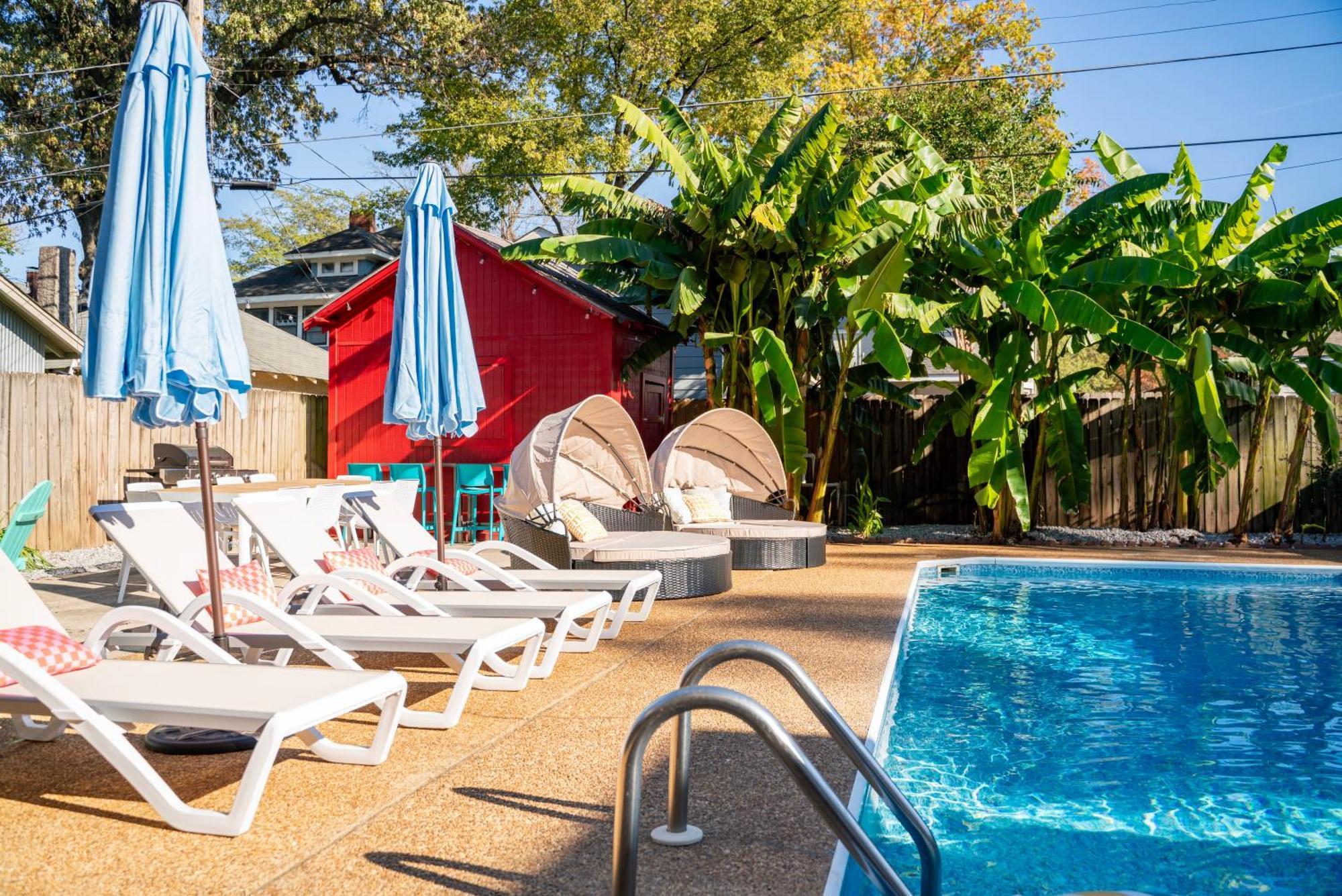Luxe Midtown Pool Home-beale St, Graceland-10 Mins * Memphis