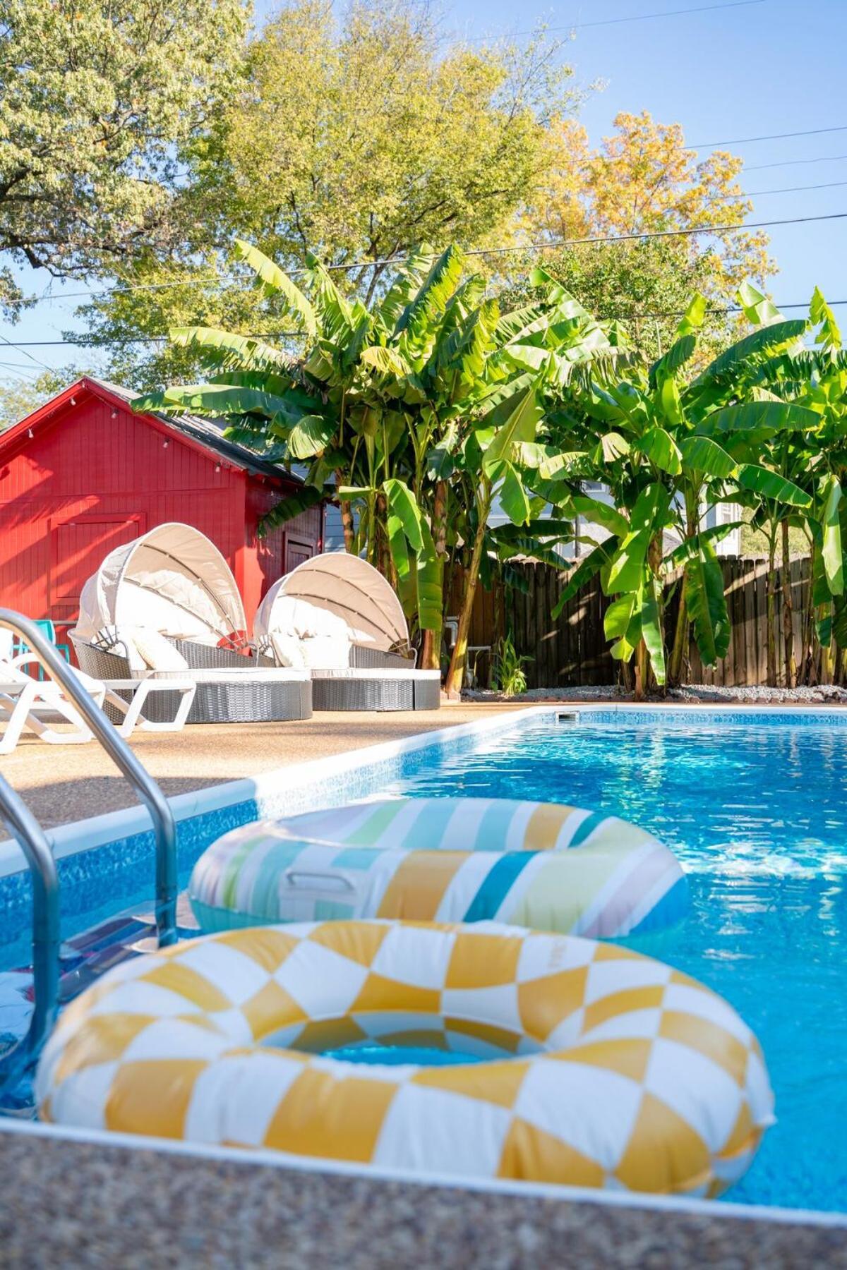 Luxe Midtown Pool Home-beale St, Graceland-10 Mins Villa *